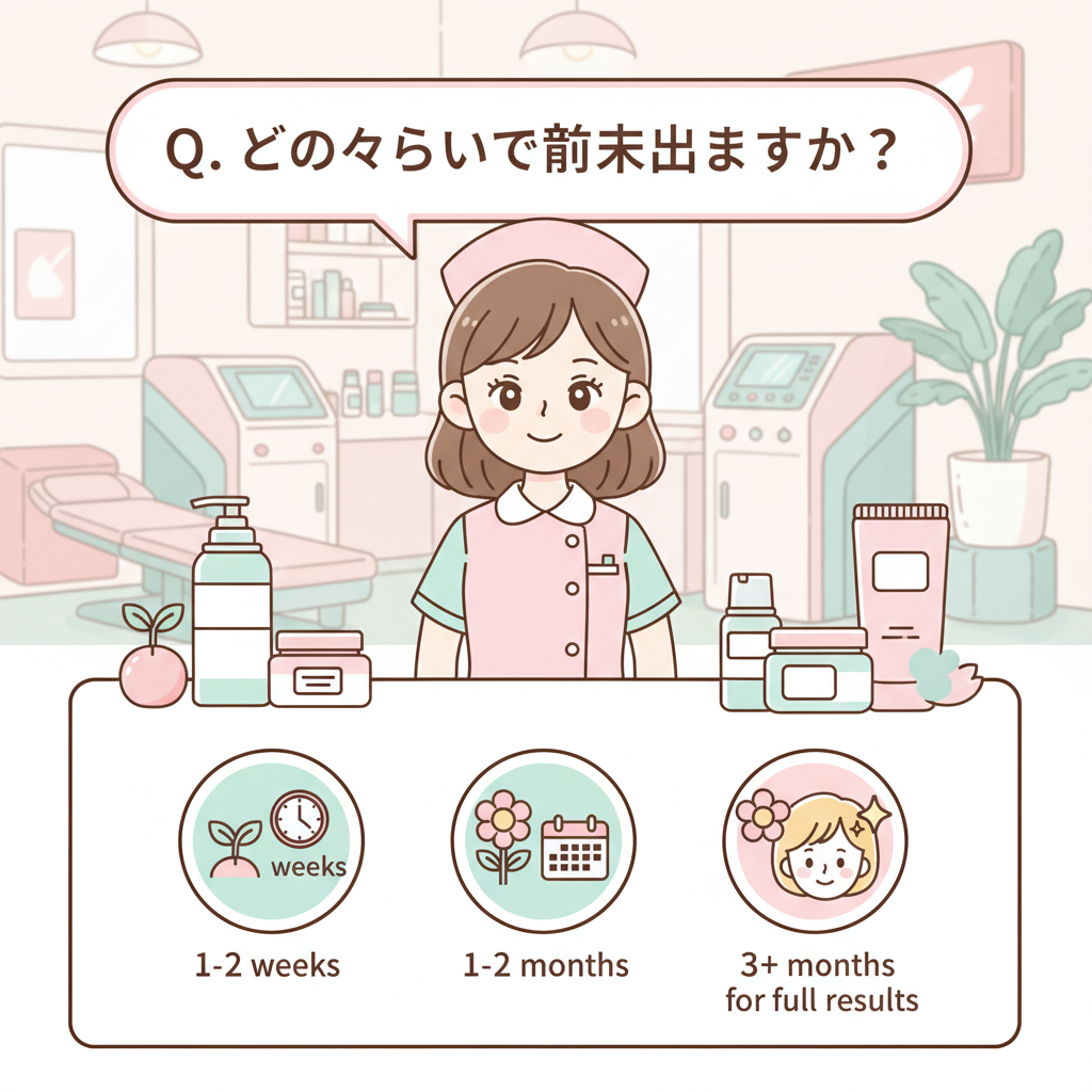 ニキビ やってはいけない Q. どのくらいで効果が出ますか? スキンケア ニキビ やってはいけない Q. どのくらいで効果が出ますか? スキンケア