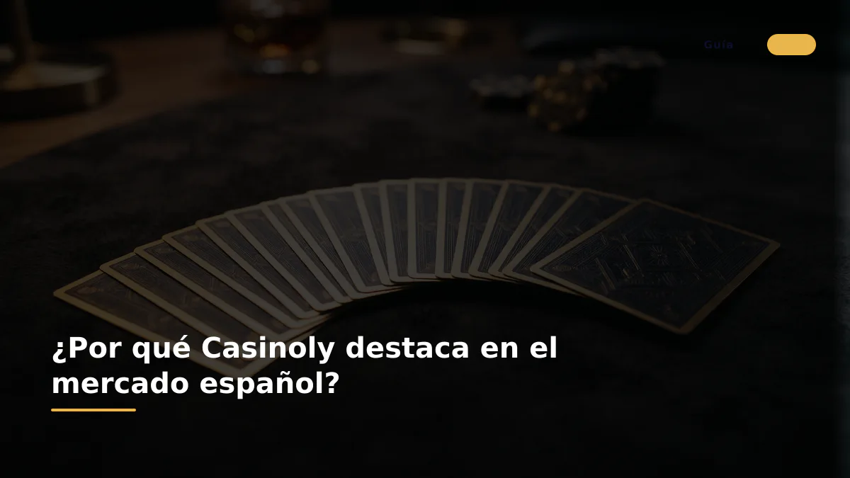 ¿Por qué Casinoly destaca en el mercado español?
