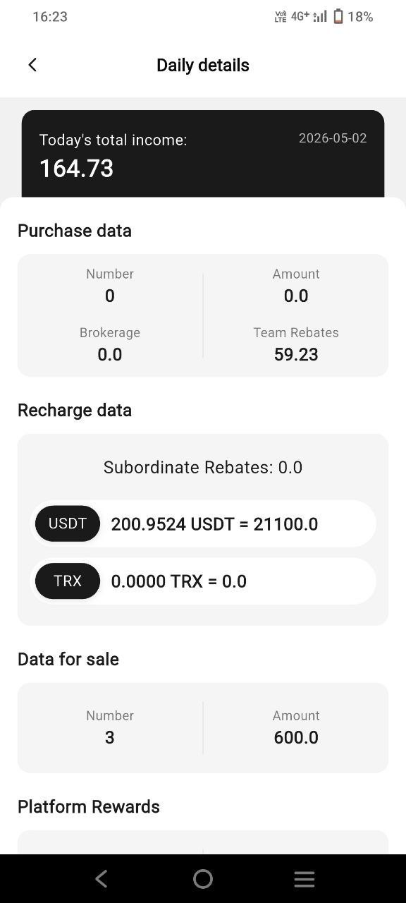 USDT recharge