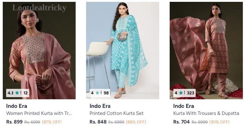 Indo Era Women – Just 90% OFF | Top Unbeatable Deal