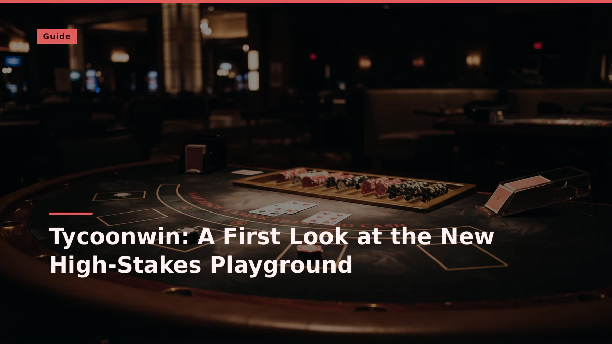 Tycoonwin: A First Look at the New High-Stakes Playground