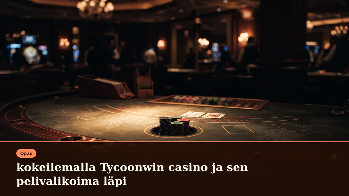 kokeilemalla Tycoonwin casino ja sen pelivalikoima läpi