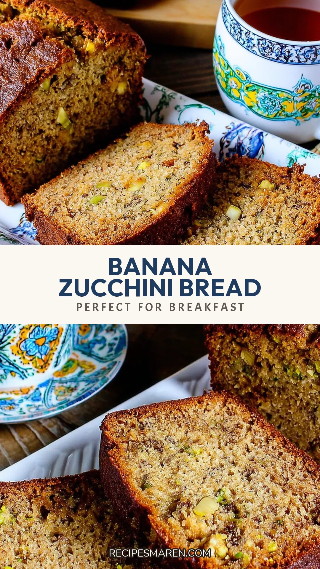 Discover how to make the best banana zucchini bread with this easy homemade recipe. This moist and sweet bread combines the rich flavors of ripe bananas and fresh zucchini, making it a delightful treat for breakfast or a snack. With just a few simple steps, you can whip up this flavorful loaf that the whole family will love. Perfect for using up extra zucchini in your garden! Click for the full recipe.