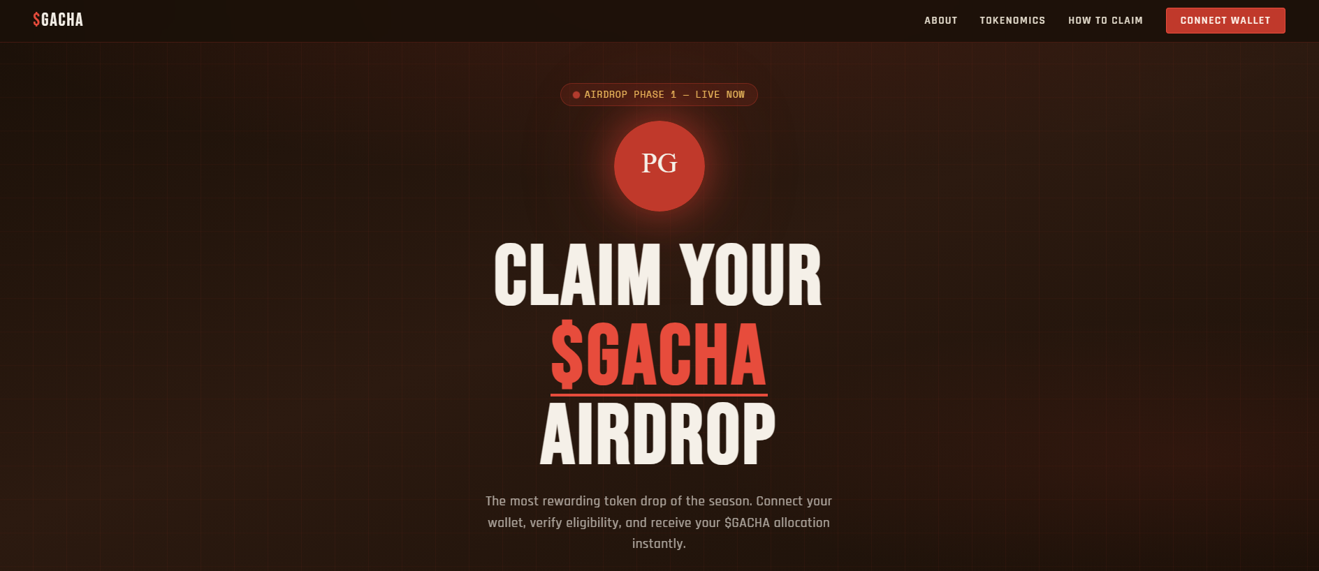 Screenshot of token-powergacha.com