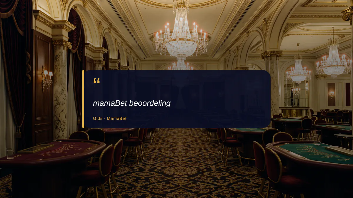 mamaBet beoordeling