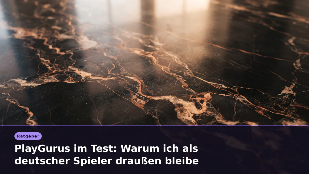 PlayGurus im Test: Warum ich als deutscher Spieler draußen bleibe
