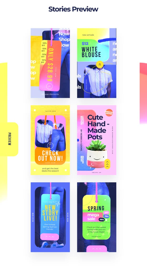 Instagram Stories Promos no. 2 - 4