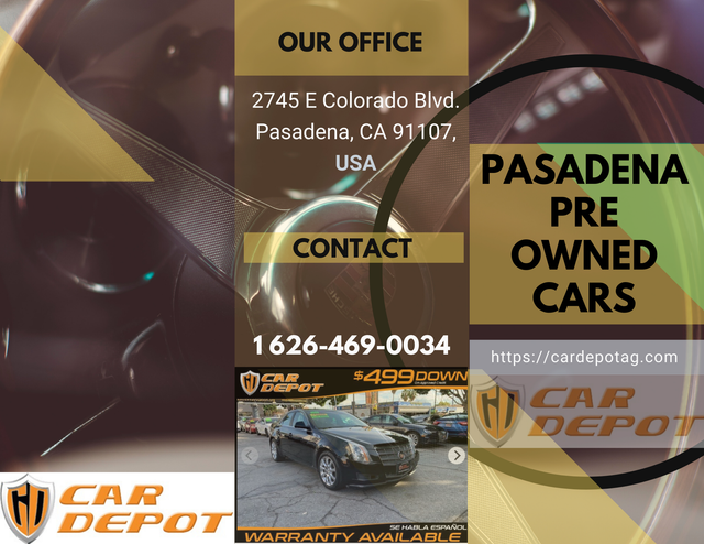 Car Depot has a large selection of Used vehicles for sale in Pasadena, CA.