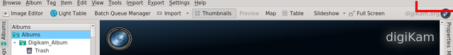 digikam window button