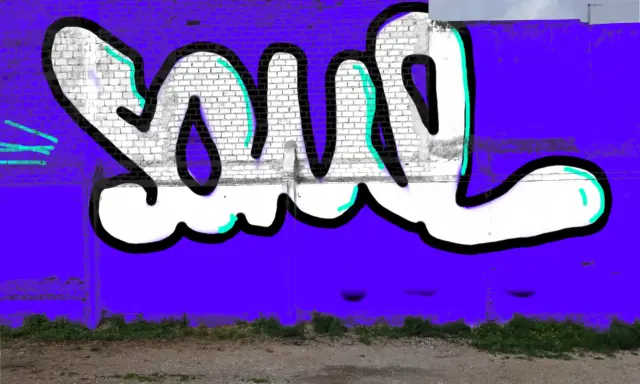 Graffiti artwork by SOUL