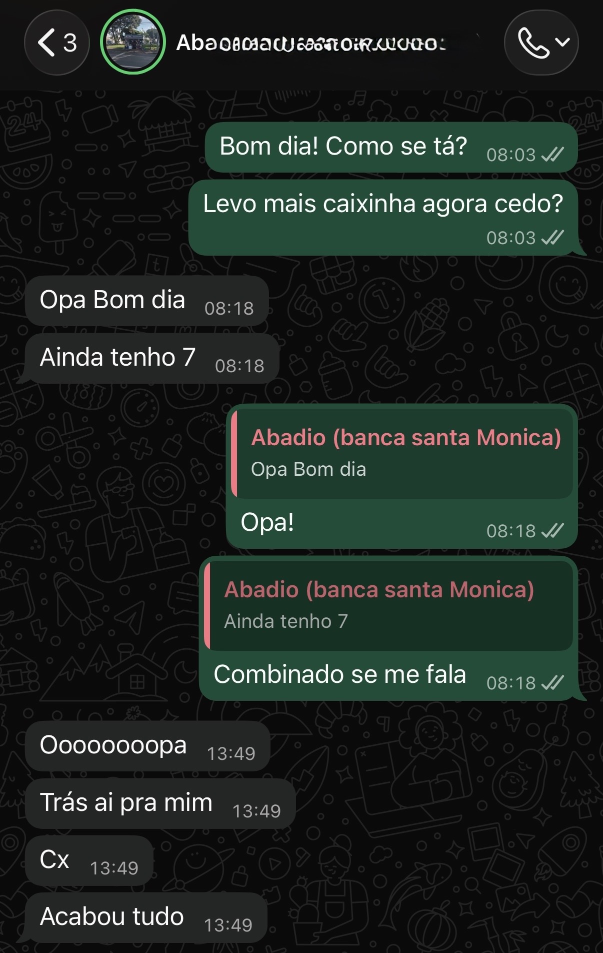 Venda real Figurinha Aí