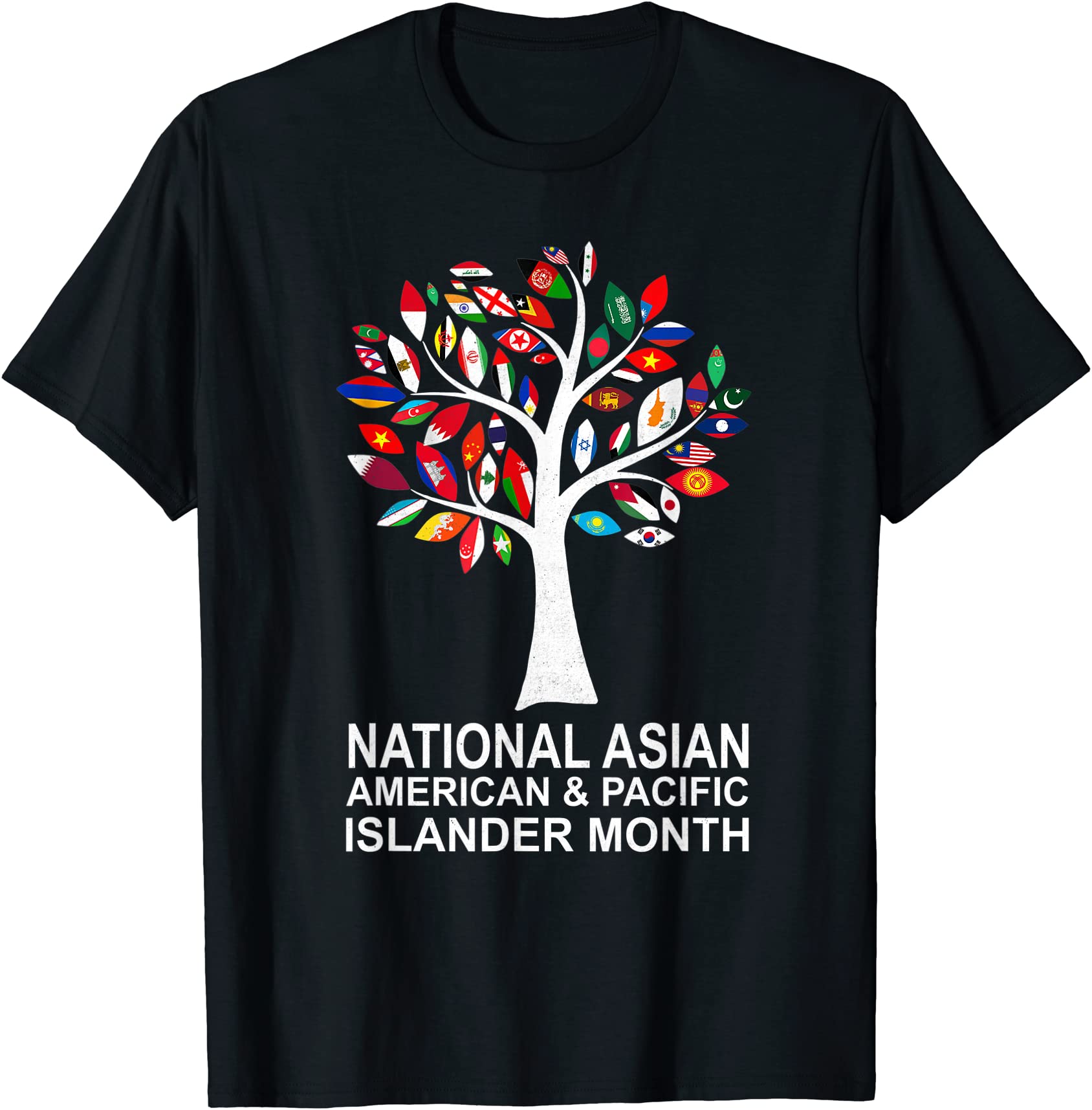 National Asian American Pacific Heritage Month Tree Unisex T-Shirt