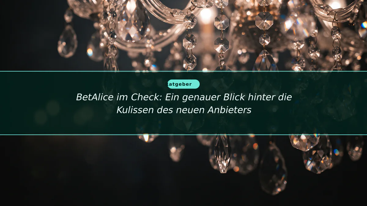 BetAlice im Check: Ein genauer Blick hinter die Kulissen des neuen Anbieters