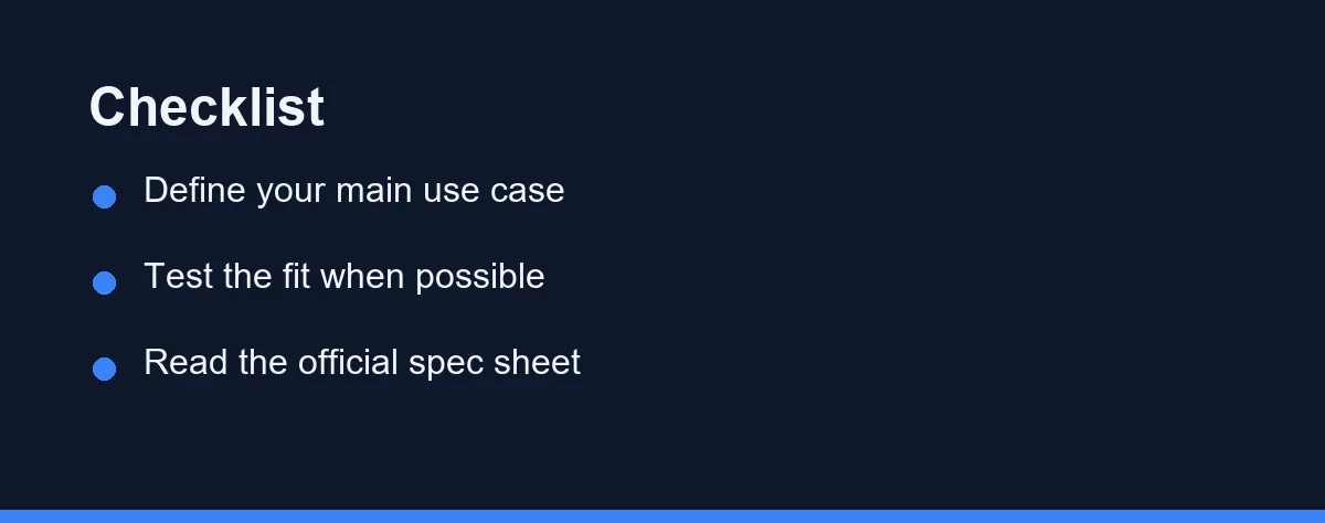 Checklist