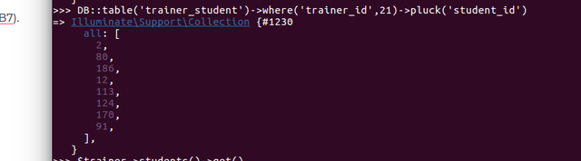 old query