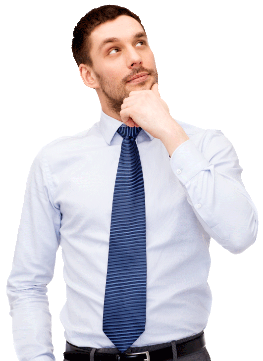 Thinking Man Image