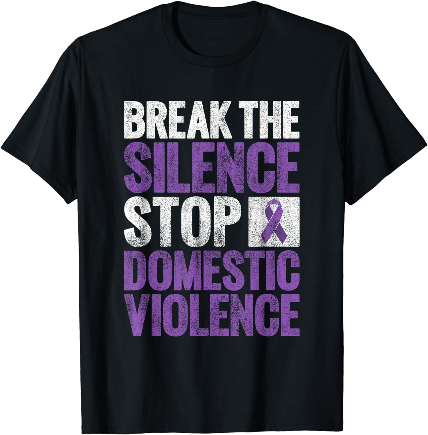 Break The Silence Stop Domestic Violence Support Gift Unisex T-Shirt