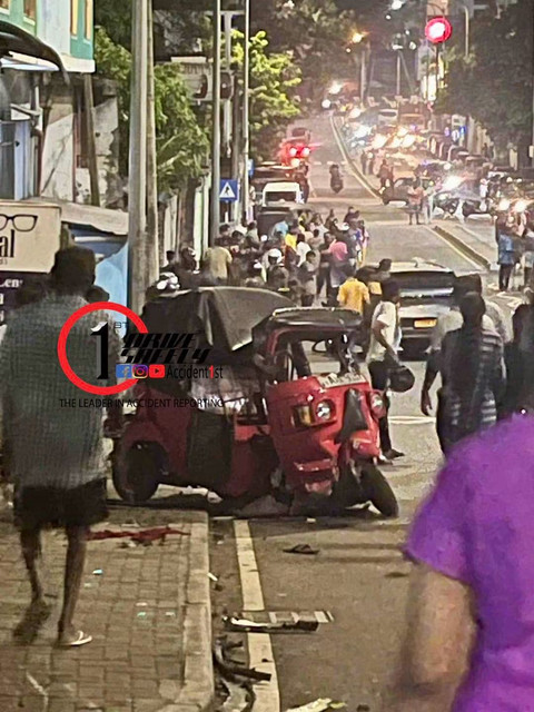 Three people were killed when a car collided with several other vehicles in Mattakuli