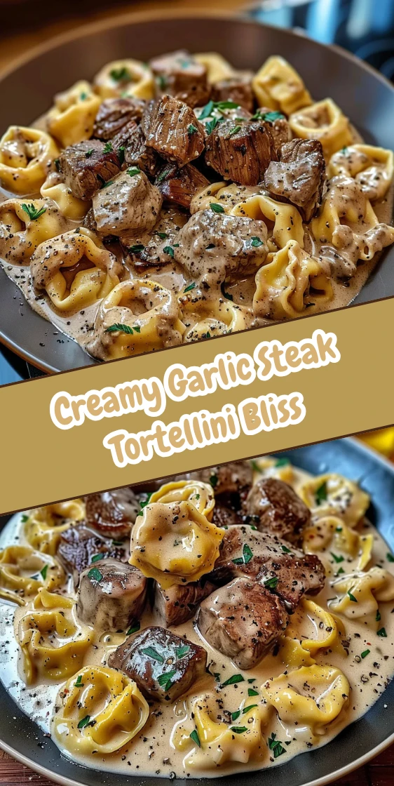 Cracked Garlic Steak Tortellini in Creamy Sauce You’ll Crave