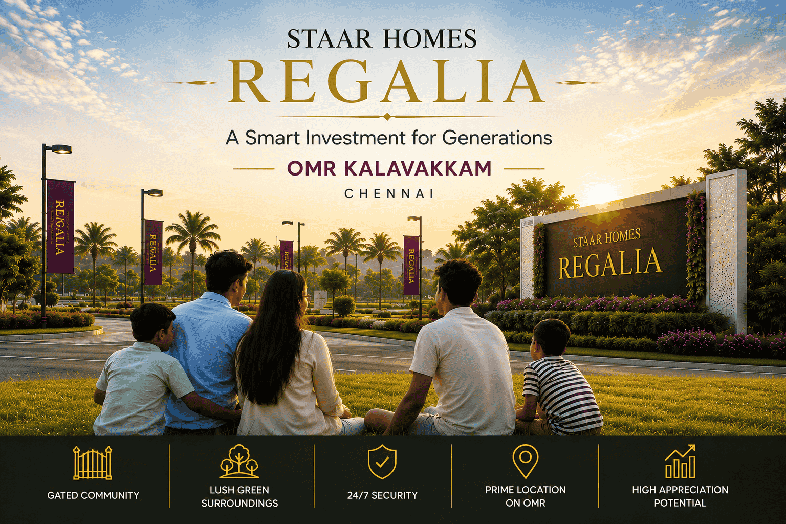 Seresa Regalia Elite Community Layout OMR Kalavakkam Chennai