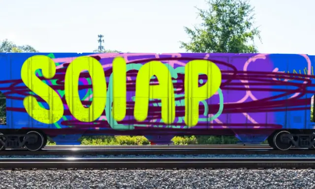 Graffiti artwork by SOLAR