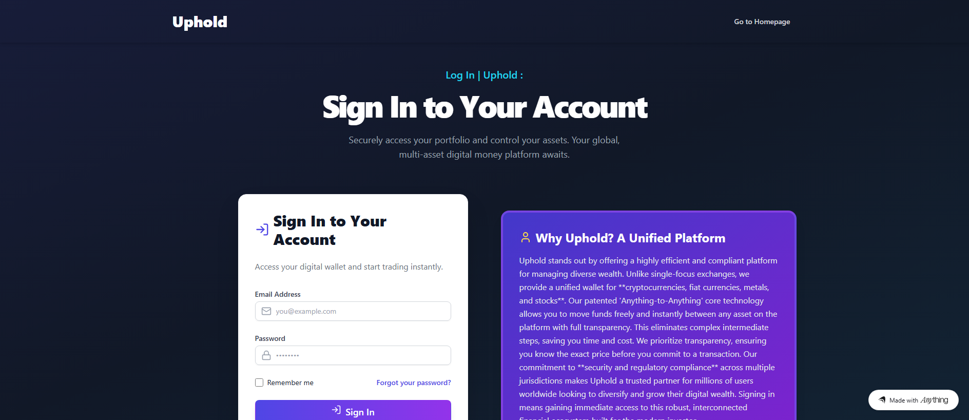 Forensic screenshot of [REDACTED] showing the phishing page layout