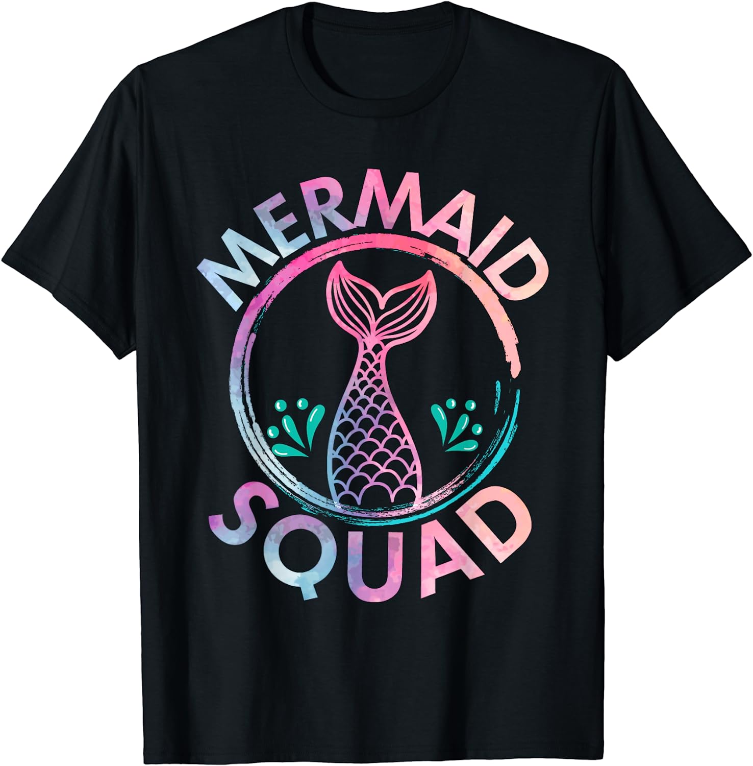 Mermaid Birthday Squad Party Matching Funny Gift Unisex T-Shirt