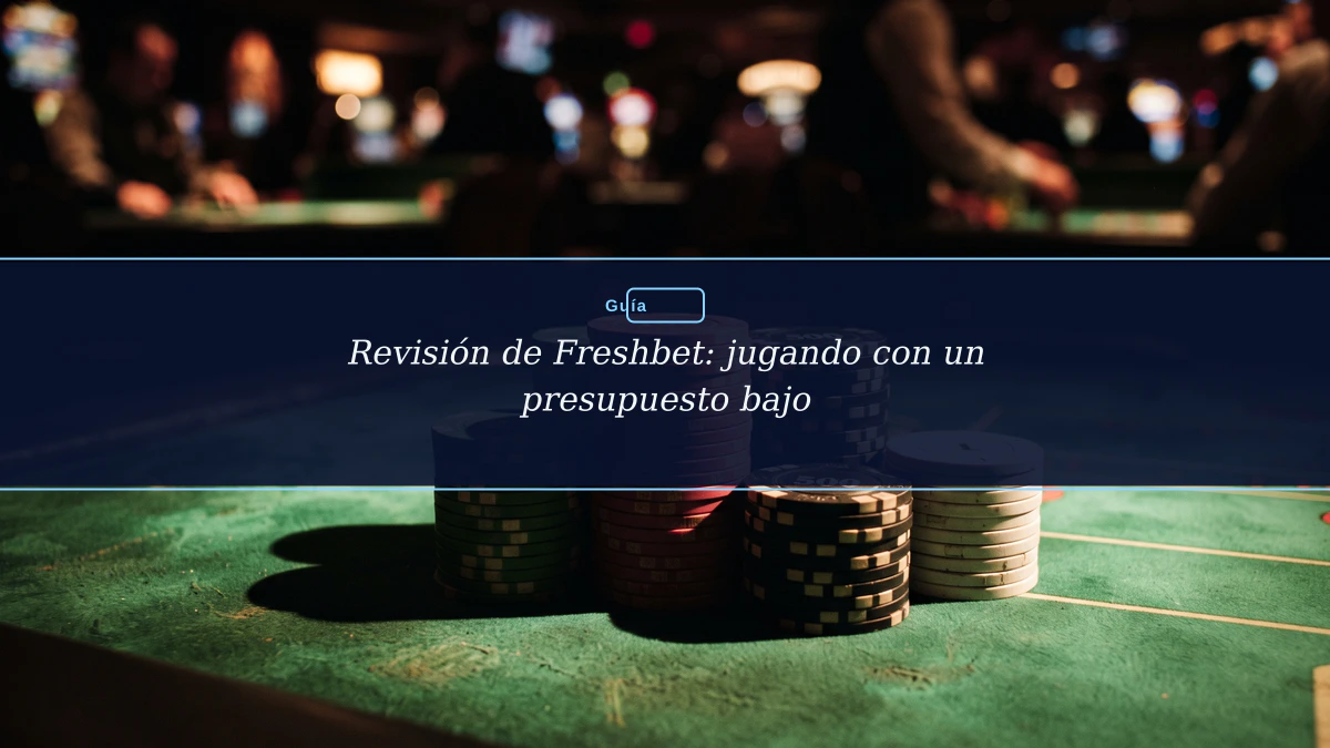 Revisión de Freshbet: jugando con un presupuesto bajo
