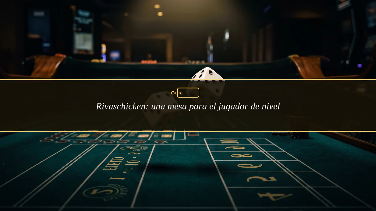 Rivaschicken: una mesa para el jugador de nivel