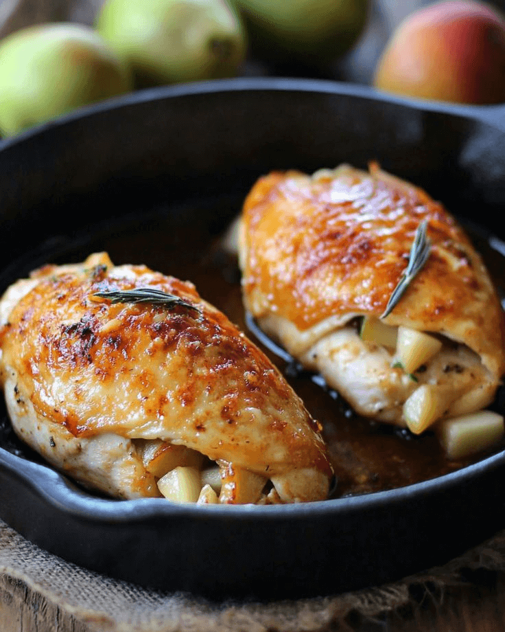 Apple and Brie Stuffed Chicken step photo