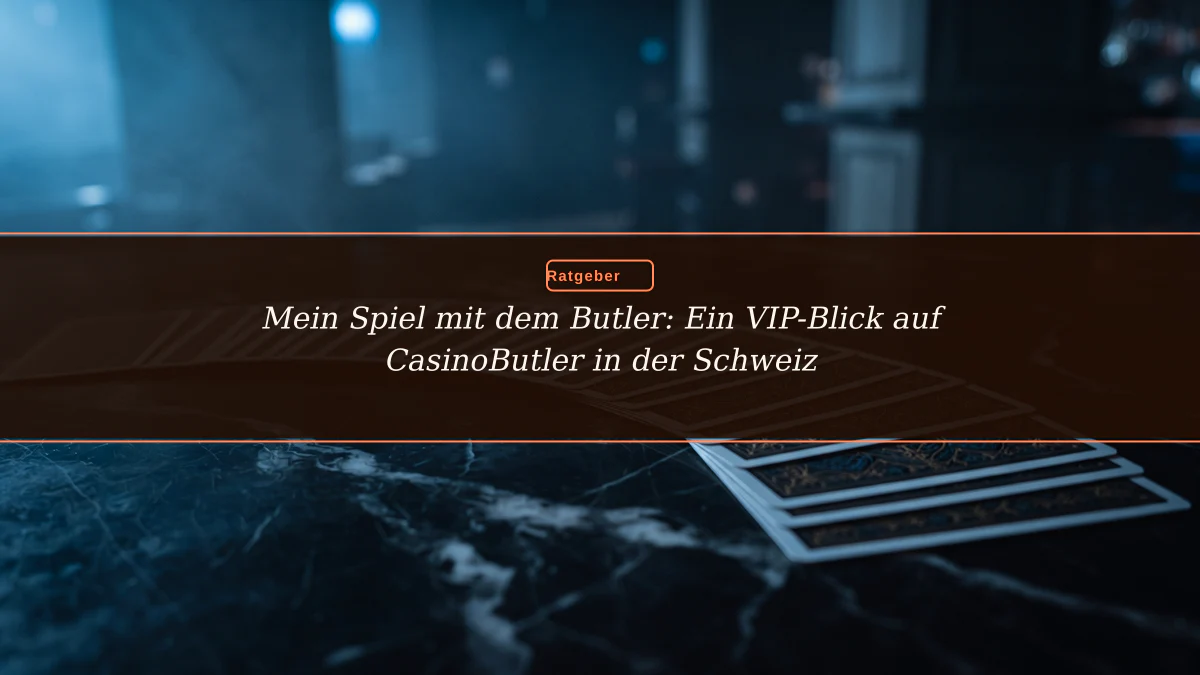 Mein Spiel mit dem Butler: Ein VIP-Blick auf CasinoButler in der Schweiz