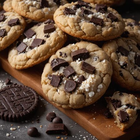 Cookies with Cookie and Cream Flavor