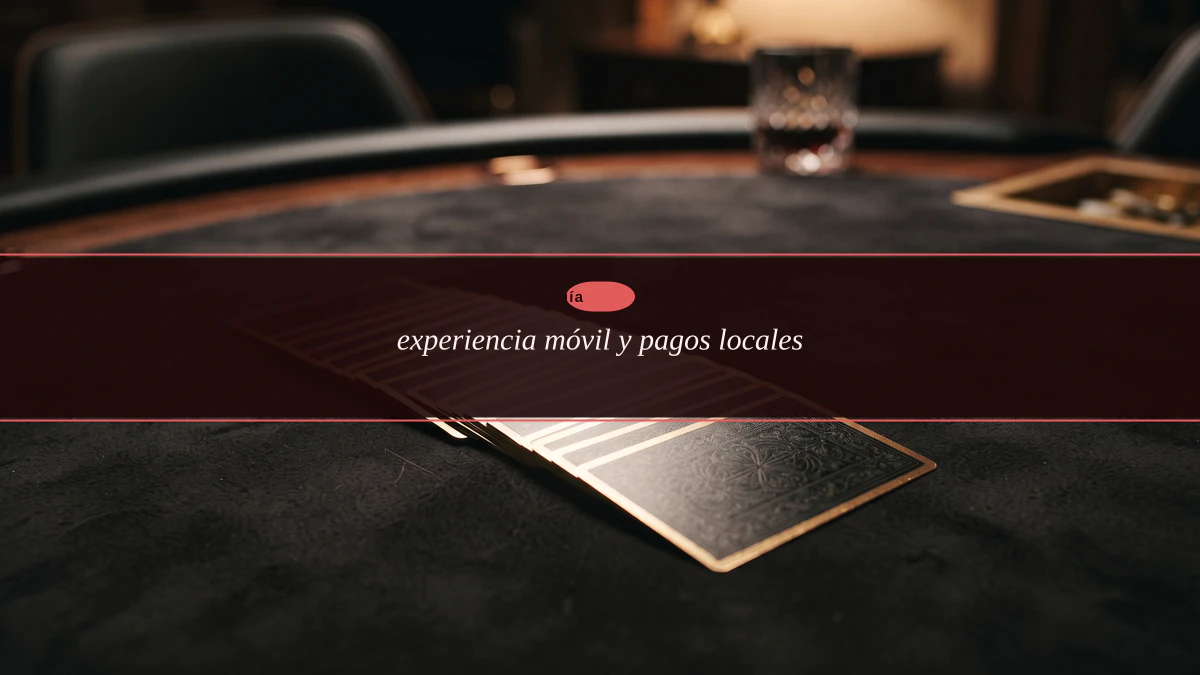 experiencia móvil y pagos locales