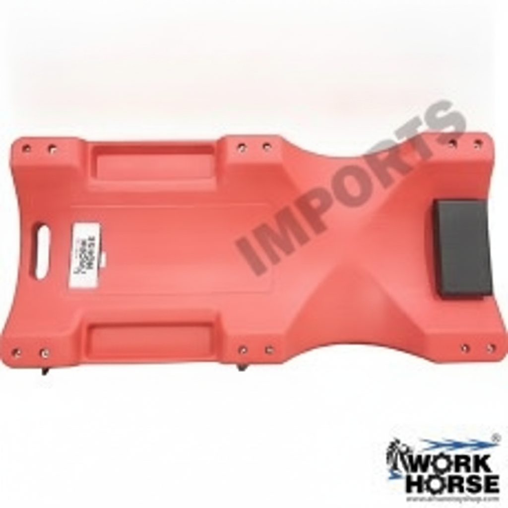 Garage Creeper, 1015mm, Plastic, 6 Castors, Padded Head Rest