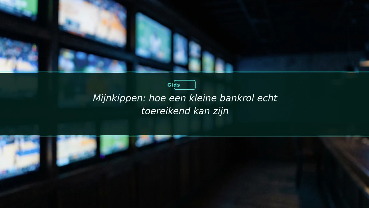 Mijnkippen: hoe een kleine bankrol echt toereikend kan zijn