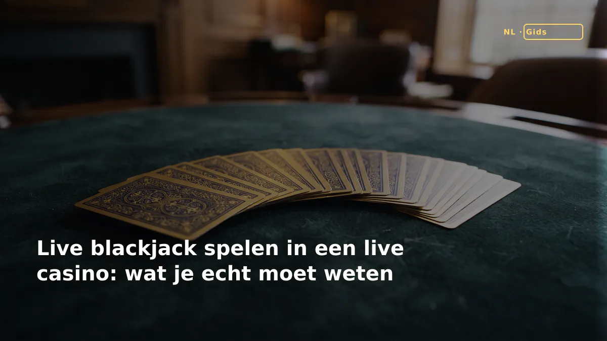 Live blackjack spelen in een live casino: wat je echt moet weten