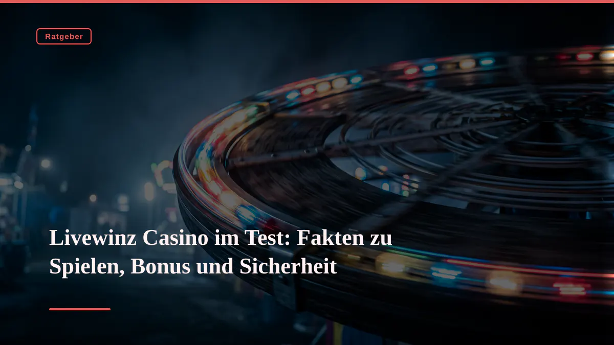 Livewinz Casino im Test: Fakten zu Spielen, Bonus und Sicherheit