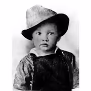 Elvis Presley as a child
