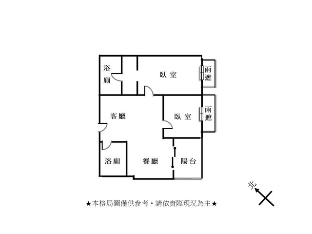 格局圖