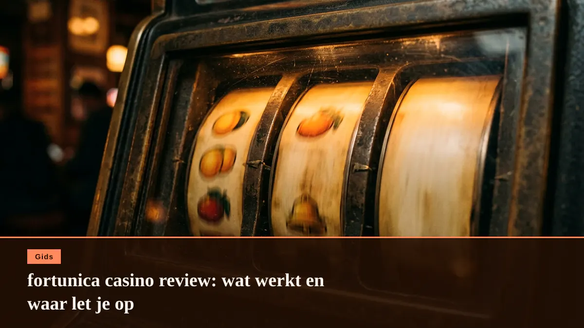 fortunica casino review: wat werkt en waar let je op