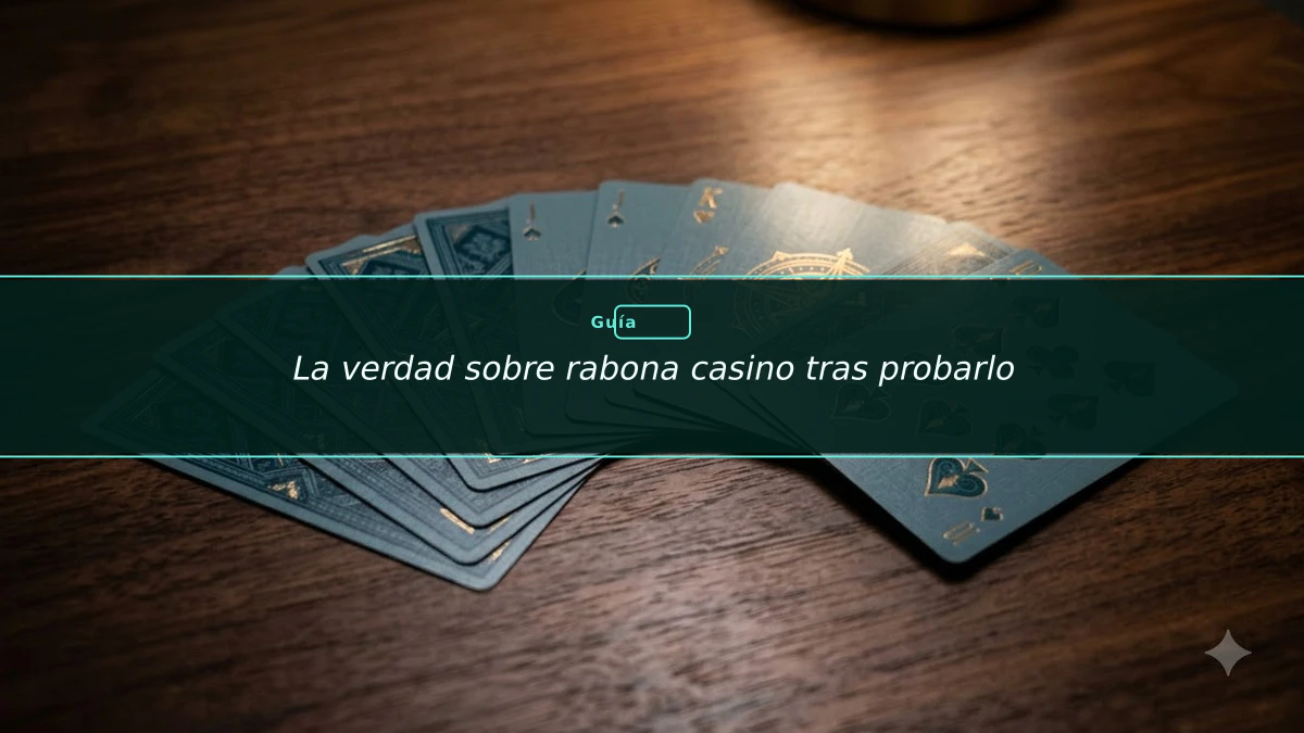 La verdad sobre rabona casino tras probarlo