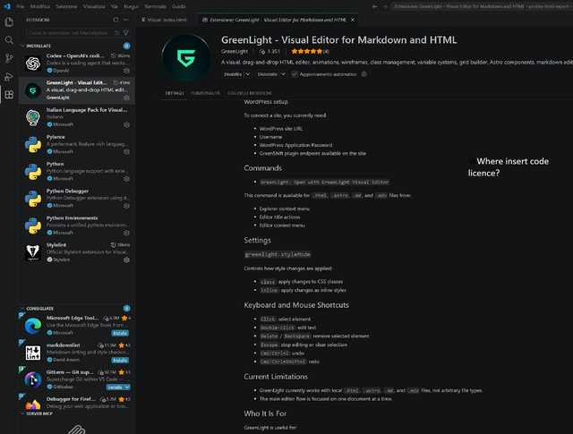 Vs Code to Green Shift 1