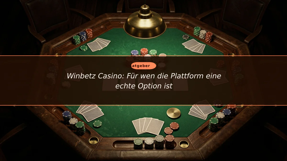 Winbetz Casino: Für wen die Plattform eine echte Option ist