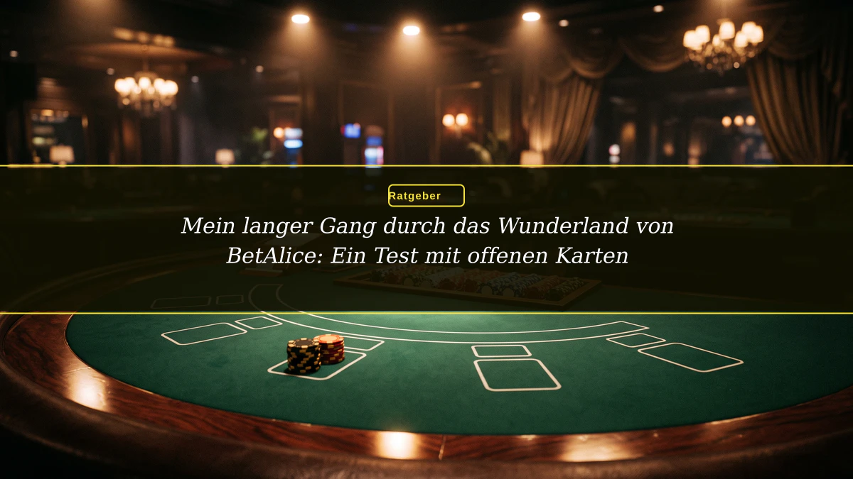 Mein langer Gang durch das Wunderland von BetAlice: Ein Test mit offenen Karten