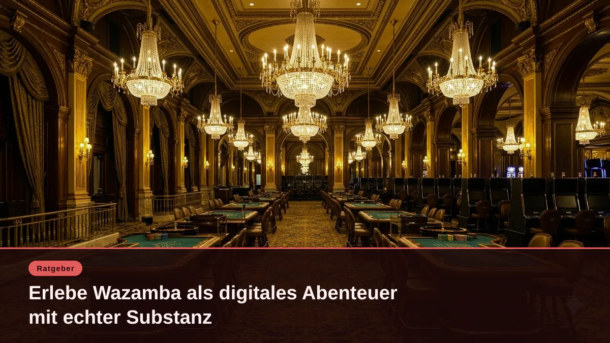 Erlebe Wazamba als digitales Abenteuer mit echter Substanz