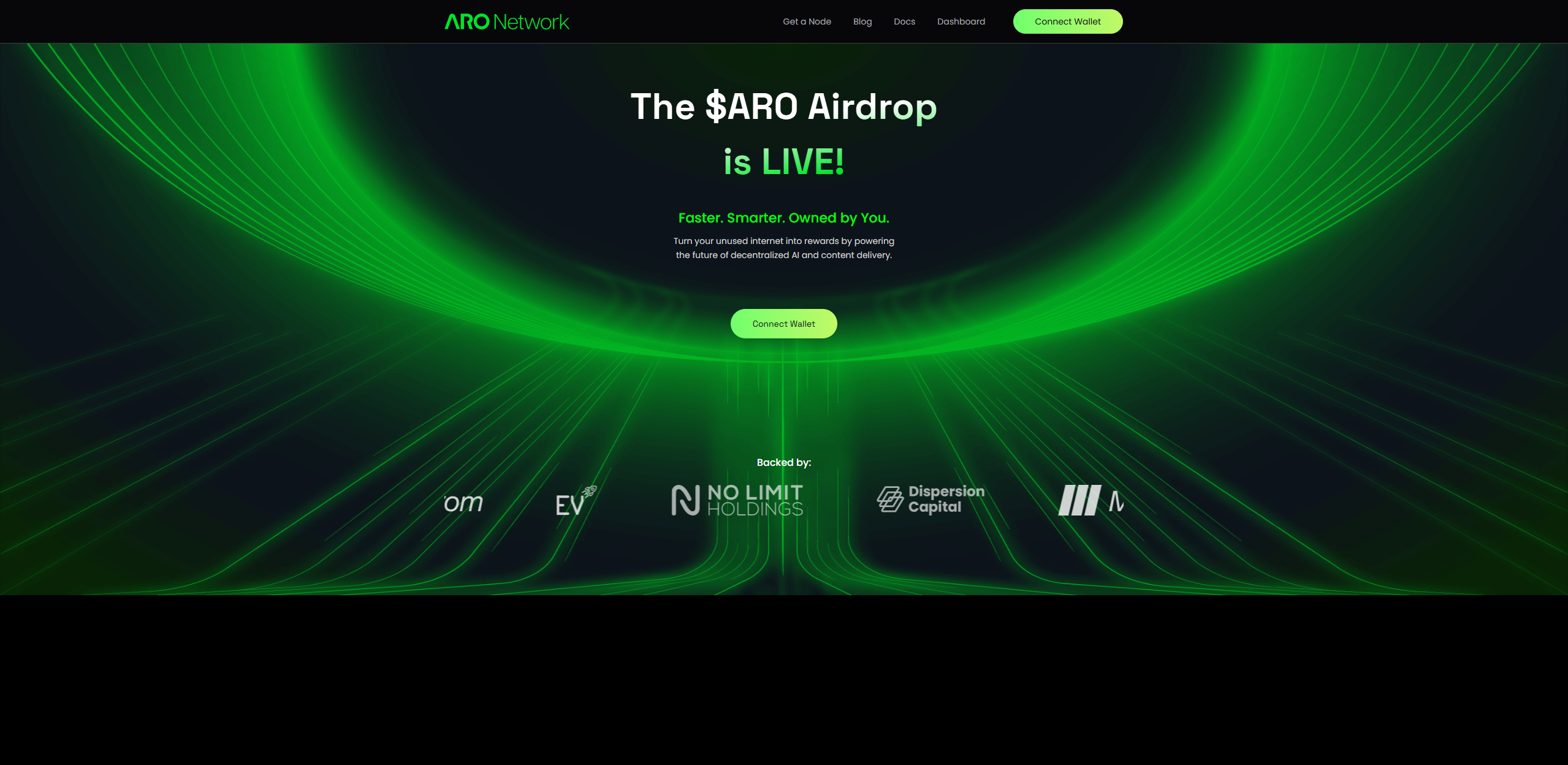 Screenshot of aronetwork.live