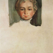 Голова девушки (Е Е Владимирская) 1908