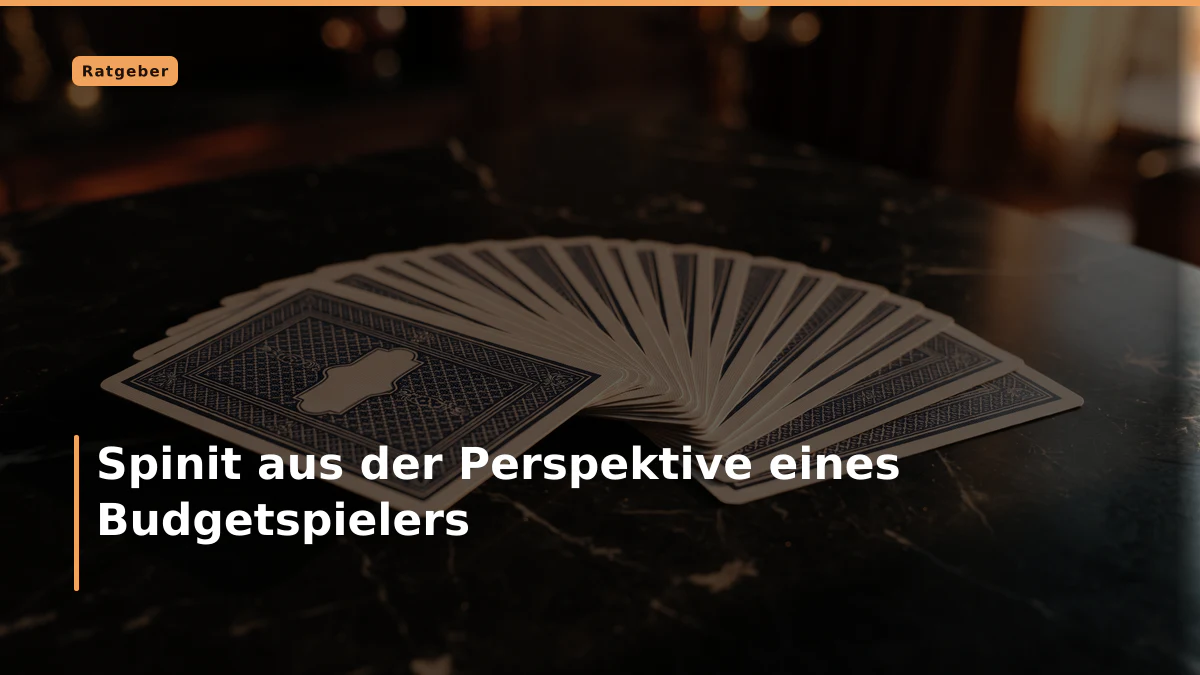 Spinit aus der Perspektive eines Budgetspielers