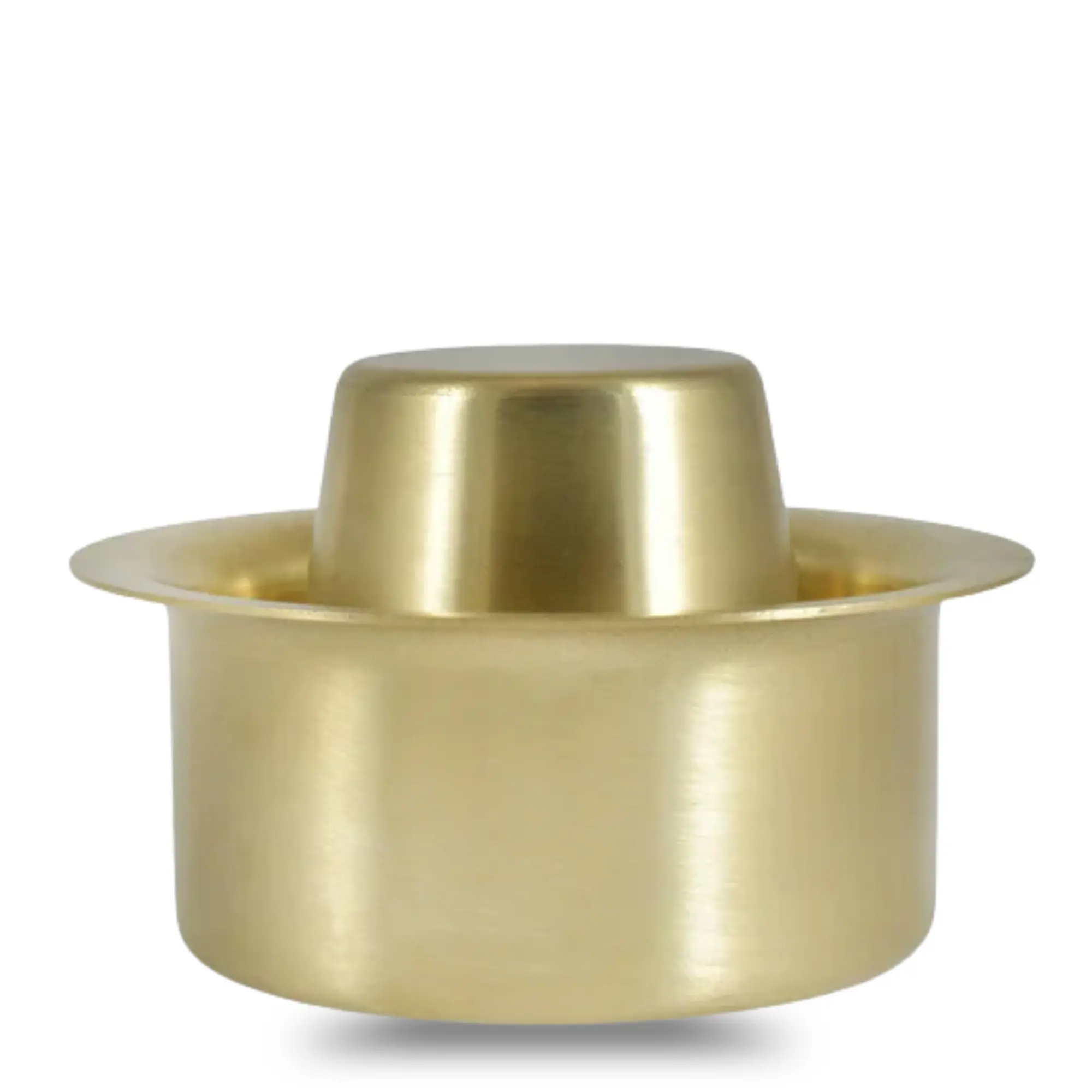 Sidapur High Quality Brass Dabara Set in Brushed Matt Finish 90ml - Small