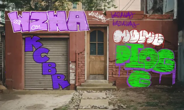 Graffiti artwork by Warzawa